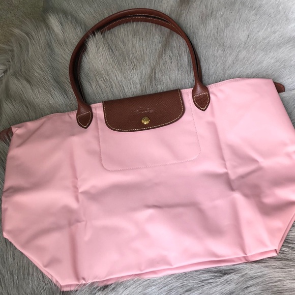 longchamp le pliage medium pink